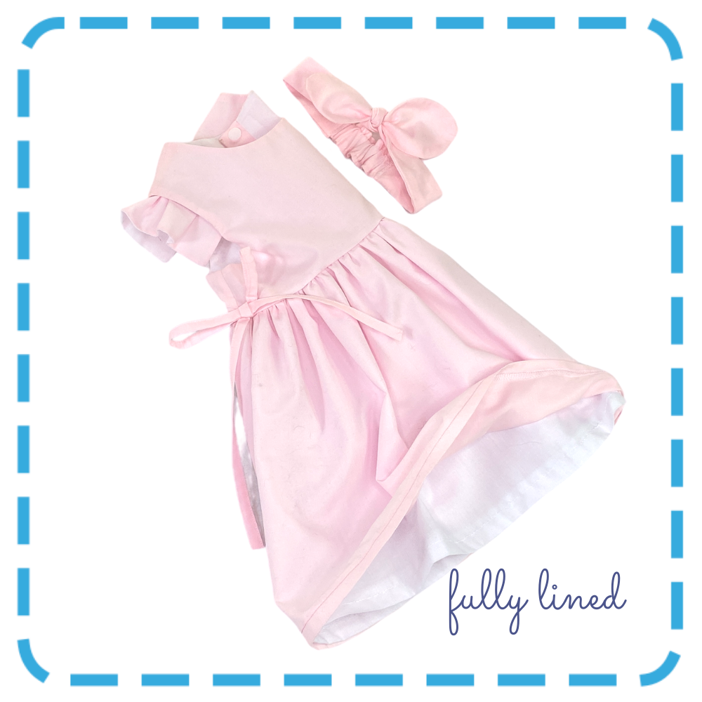 Amelia Twirl Dress - Soft Pink
