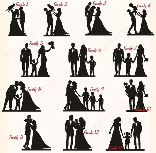Happy Parents Day Family Silhouette Edible Cake Topper Image ABPID5414 – A  Birthday Place