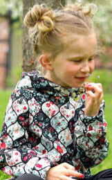 FREE Pattern: Dory Fleecy Hooded Tunic Dress courtesy of Made by Oranges